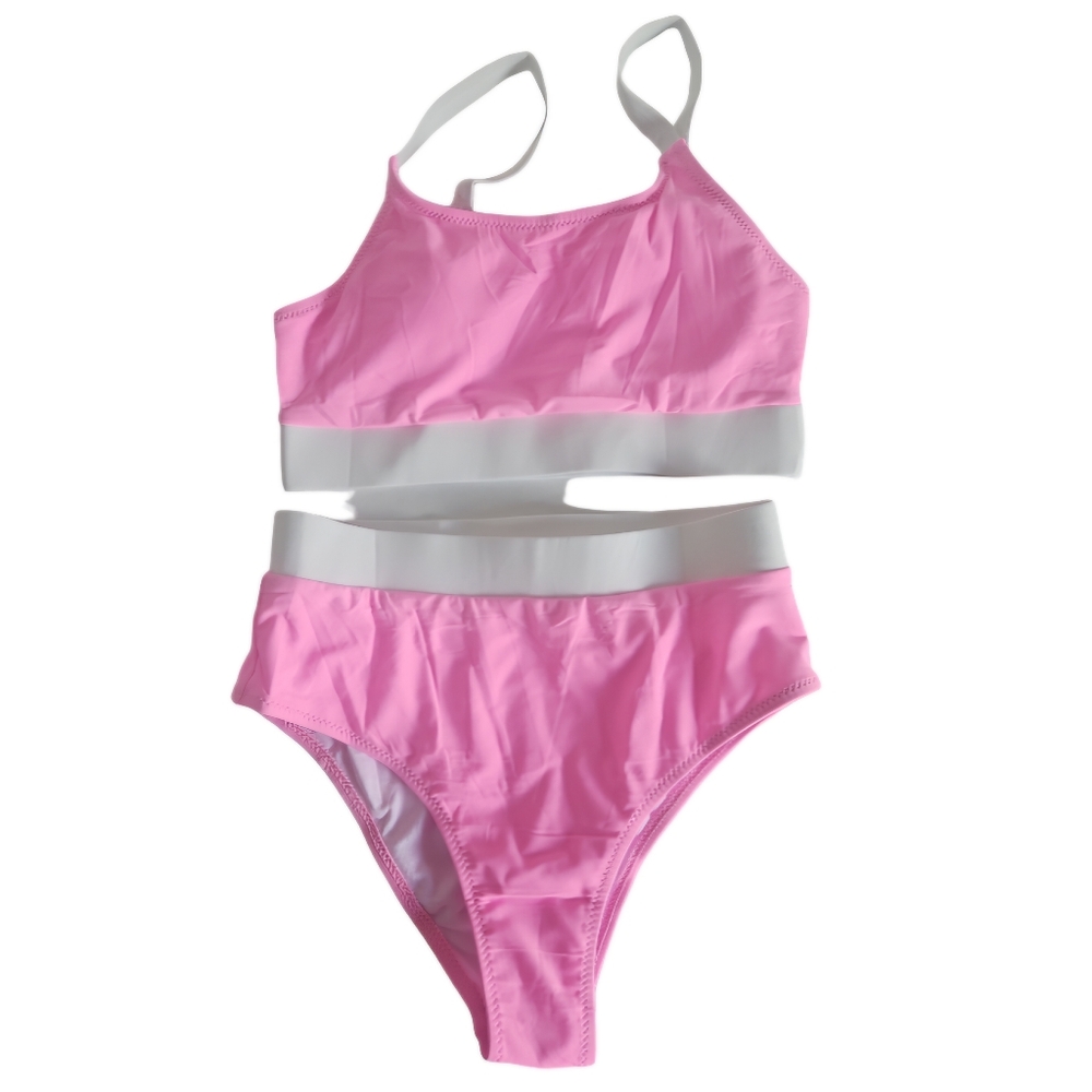 Women's Two Piece High Waisted Bikini Bathing Suit - Picture 2 of 5
